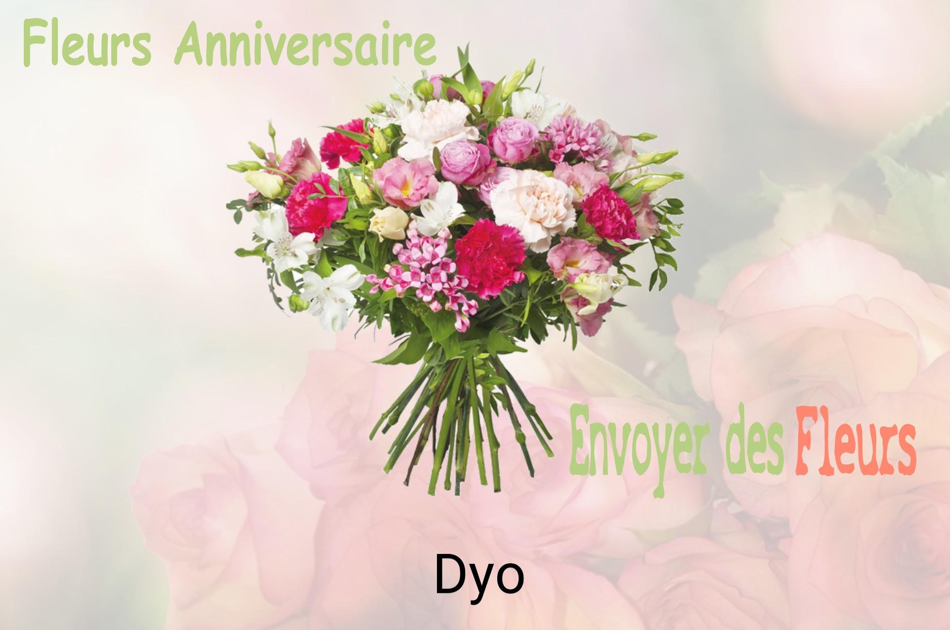 Bouquet de fleurs d’anniversaire livré à Dyo